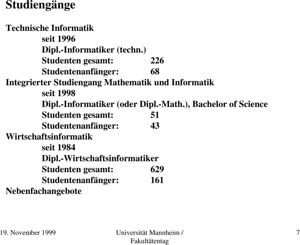 1998 Dipl.-Informatiker (oder Dipl.-Math.