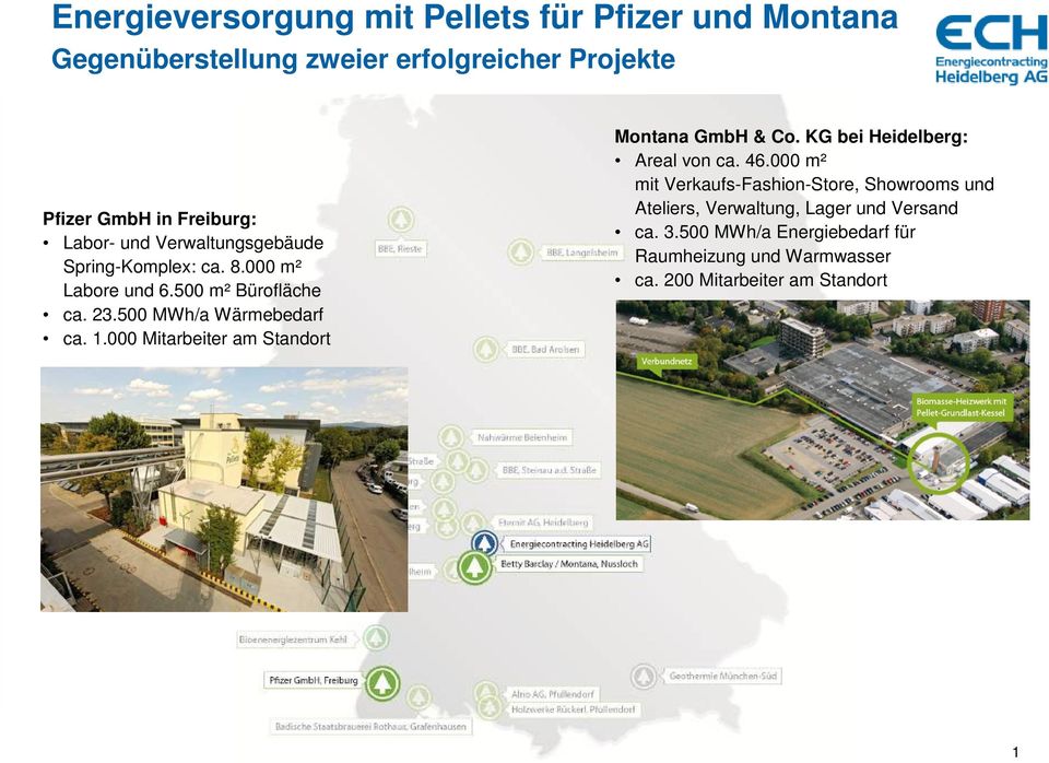 000 Mitarbeiter am Standort Montana GmbH & Co. KG bei Heidelberg: Areal von ca. 46.