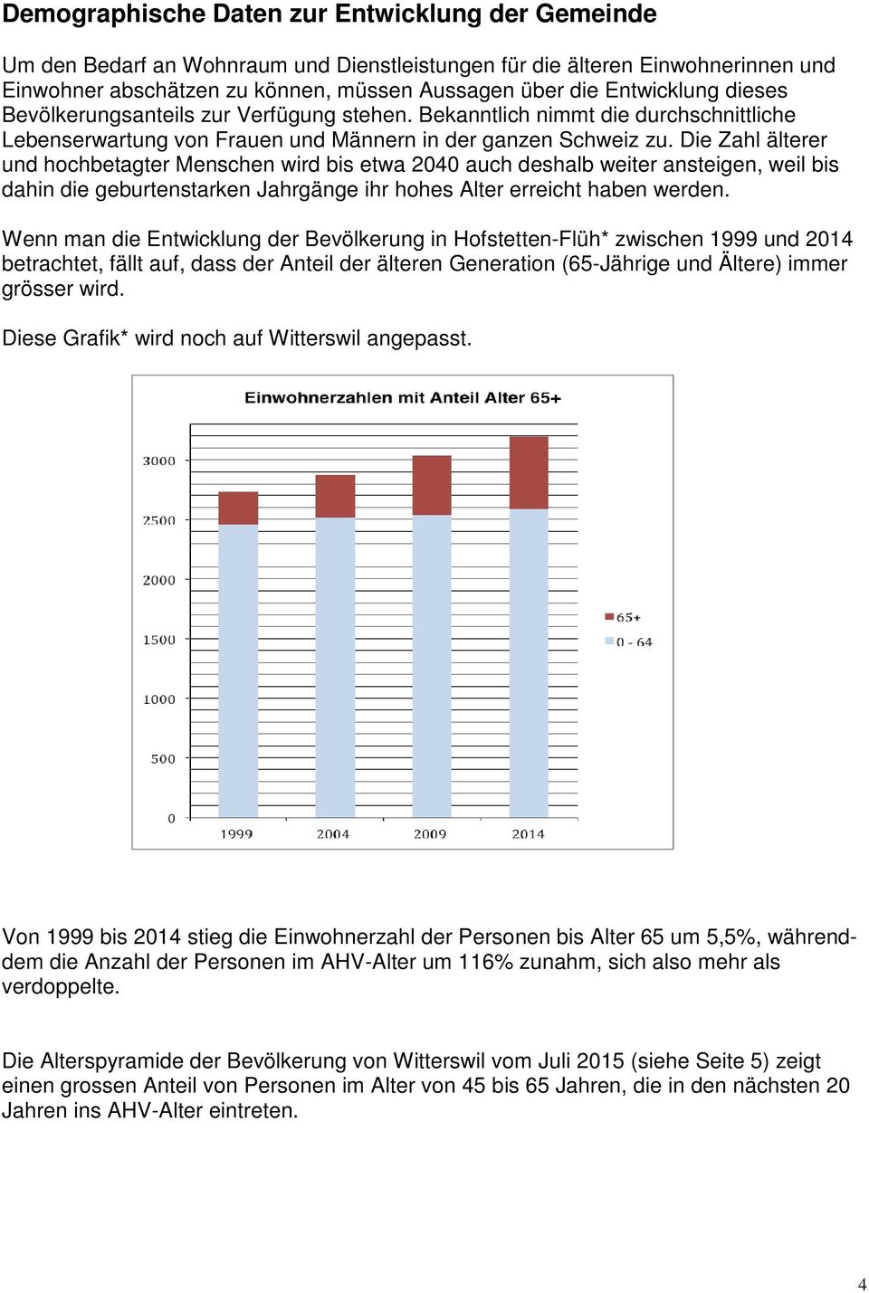 Die Zahl älterer und hochbetagter Menschen wird bis etwa 2040 auch deshalb weiter ansteigen, weil bis dahin die geburtenstarken Jahrgänge ihr hohes Alter erreicht haben werden.