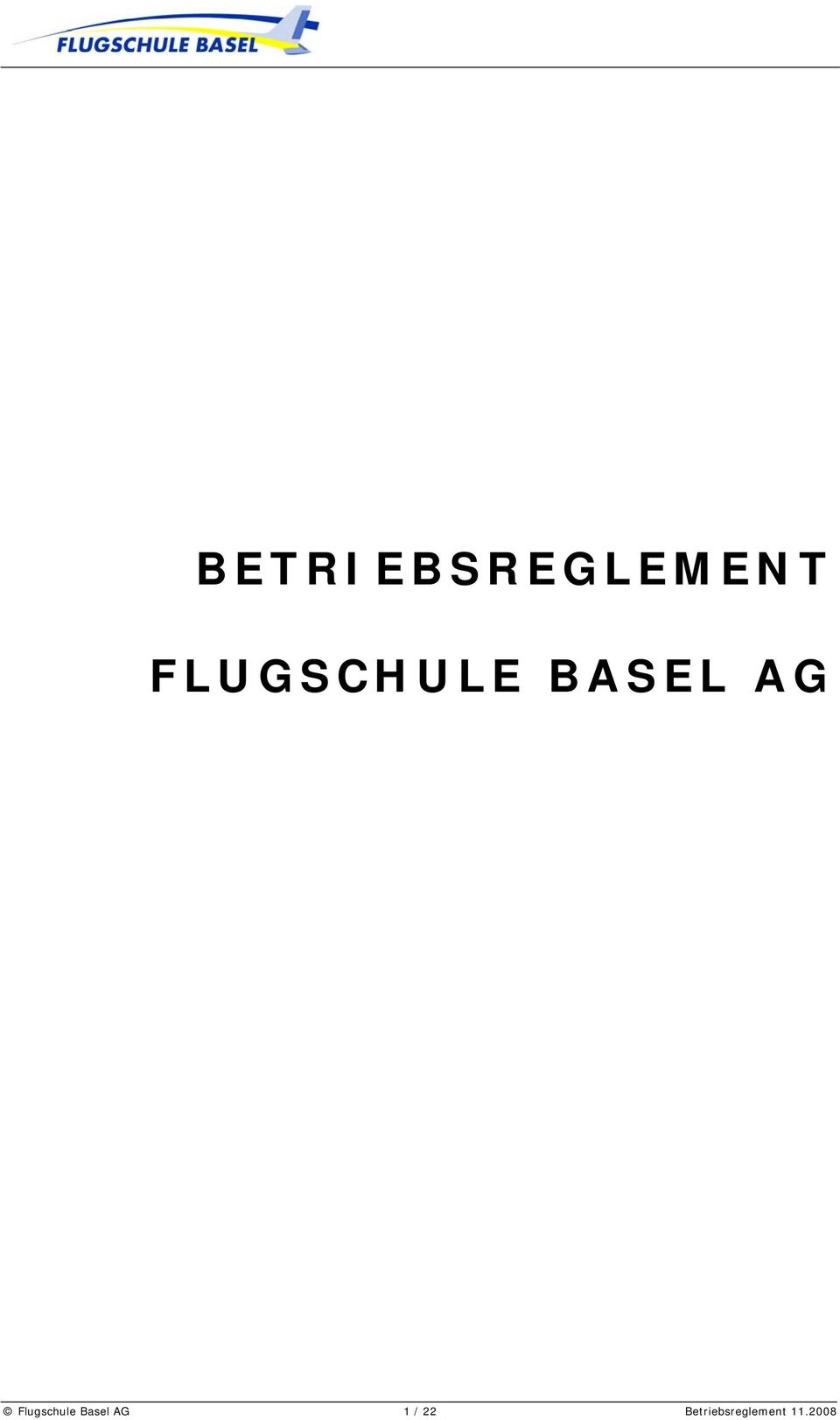 Flugschule Basel AG 1