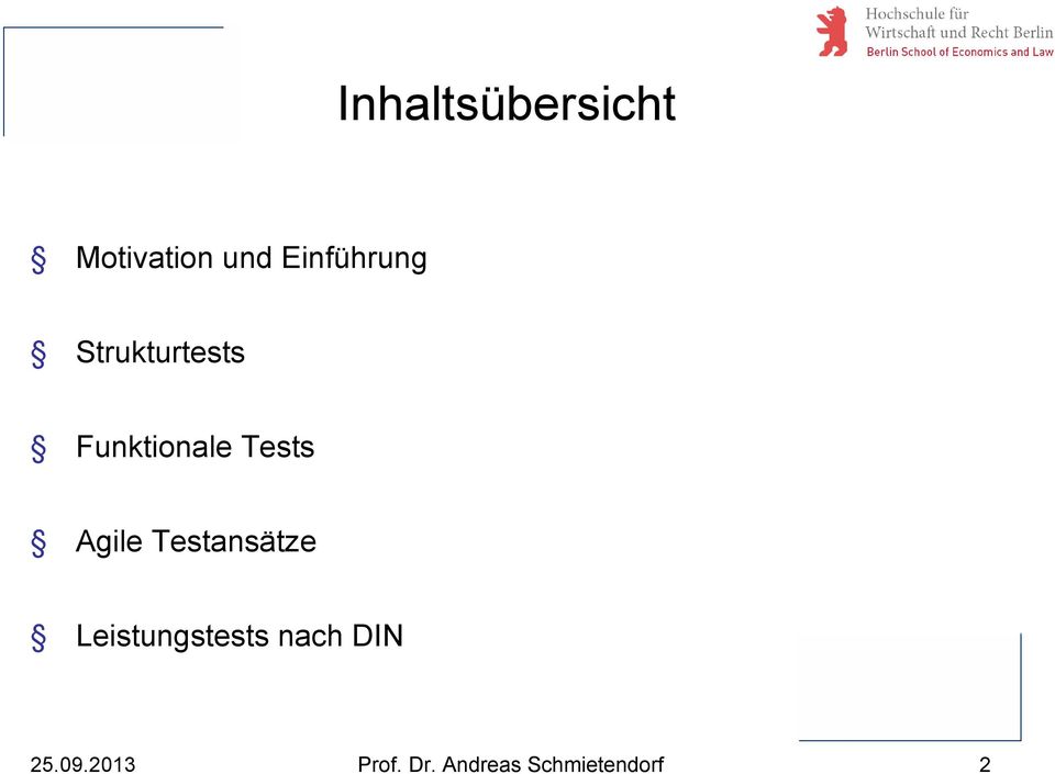 Tests Agile Testansätze Leistungstests