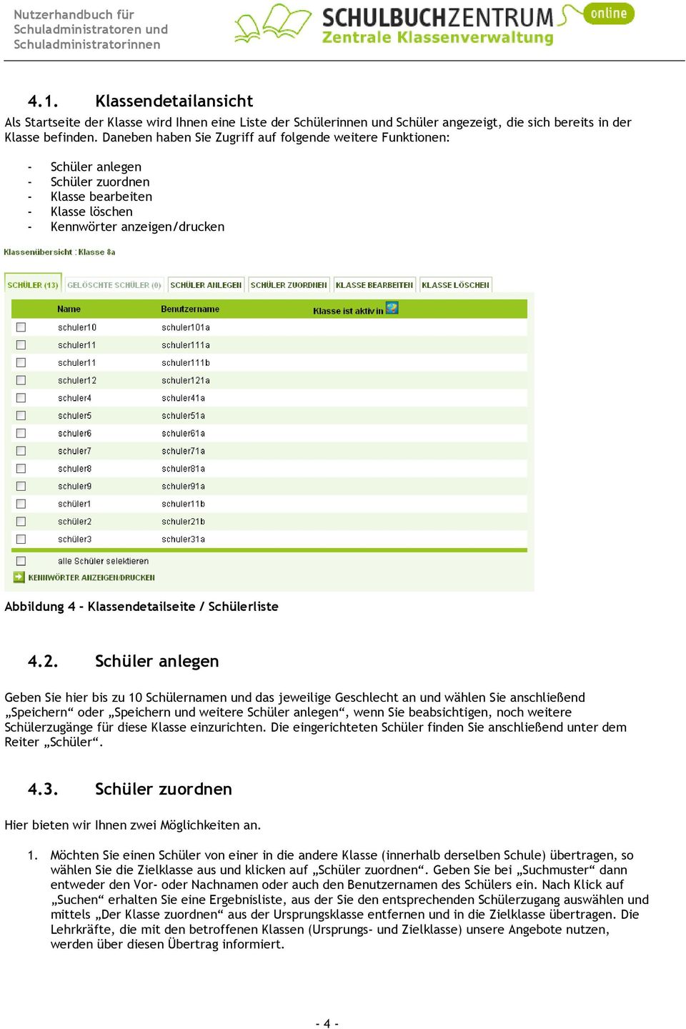 Schülerliste 4.2.