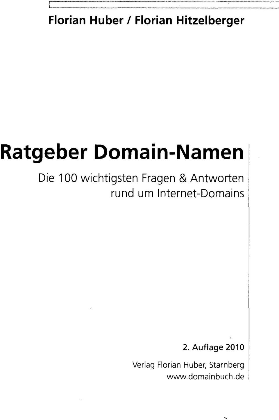 Antworten rund um Internet-Domains 2.