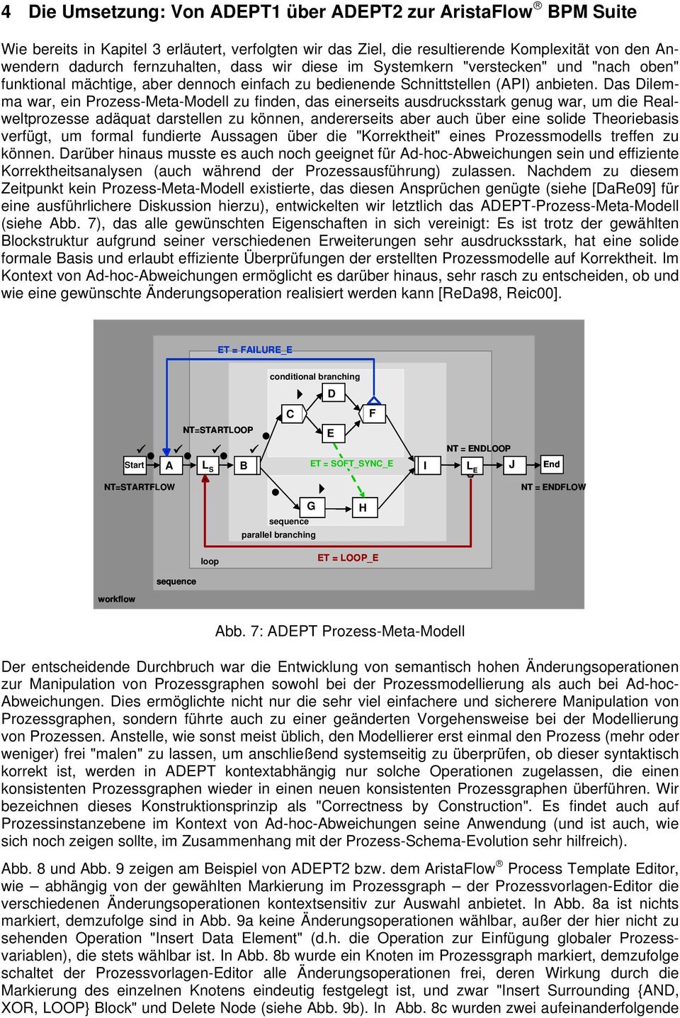 Das Dilemma war, ein Prozess-Meta-Modell zu finden, das einerseits ausdrucksstark genug war, um die Realweltprozesse adäquat darstellen zu können, andererseits aber auch über eine solide Theoriebasis