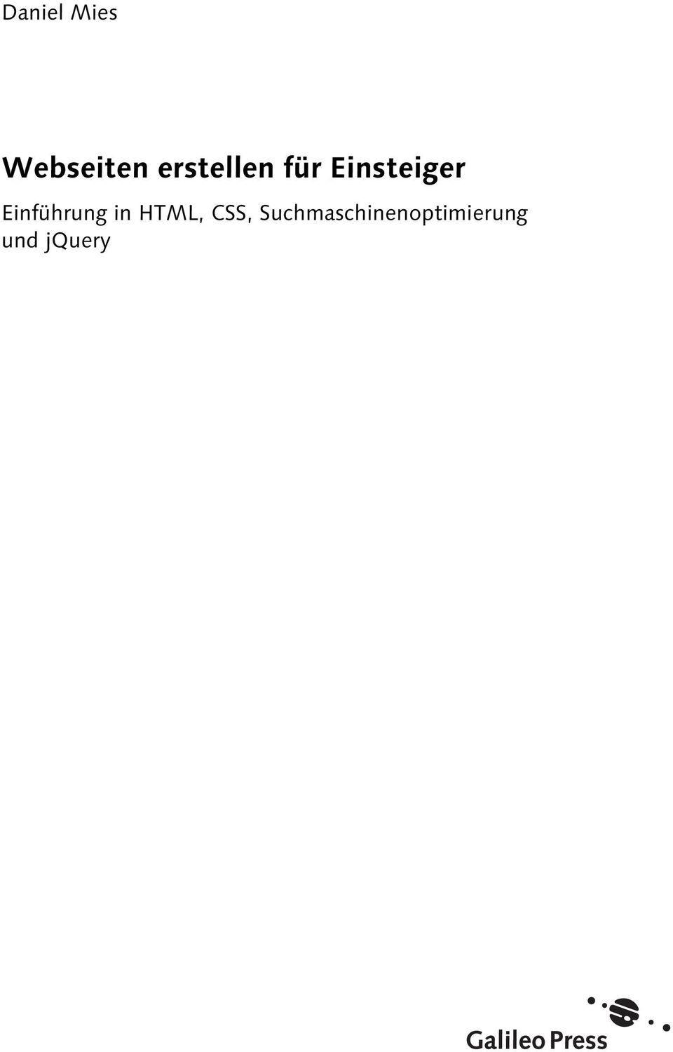 Einführung in HTML, CSS,