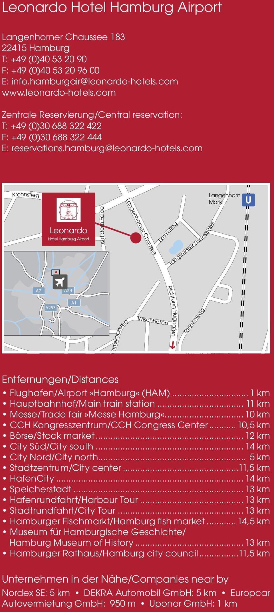 com Krohnstieg Langenhorn Markt Langenhorner Chausee Auf dem Felde Cordesweg Timmstieg Tangstedter Landstraße A7 A253 Rodenkampweg A24 A1 Schamskamp Wittekopsweg Wischhöfen Richtung Flughafen