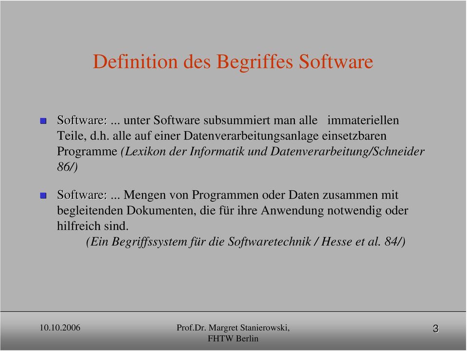 Datenverarbeitung/Schneider 86/) Software:.