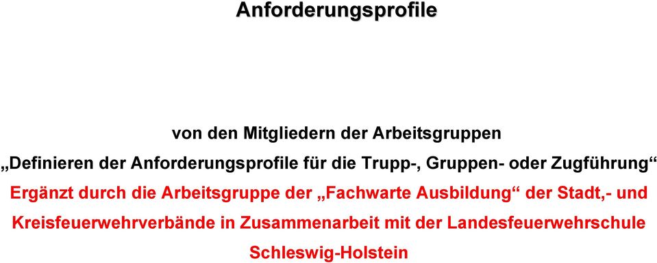 die Arbeitsgruppe der Fachwarte Ausbildung der Stadt,- und