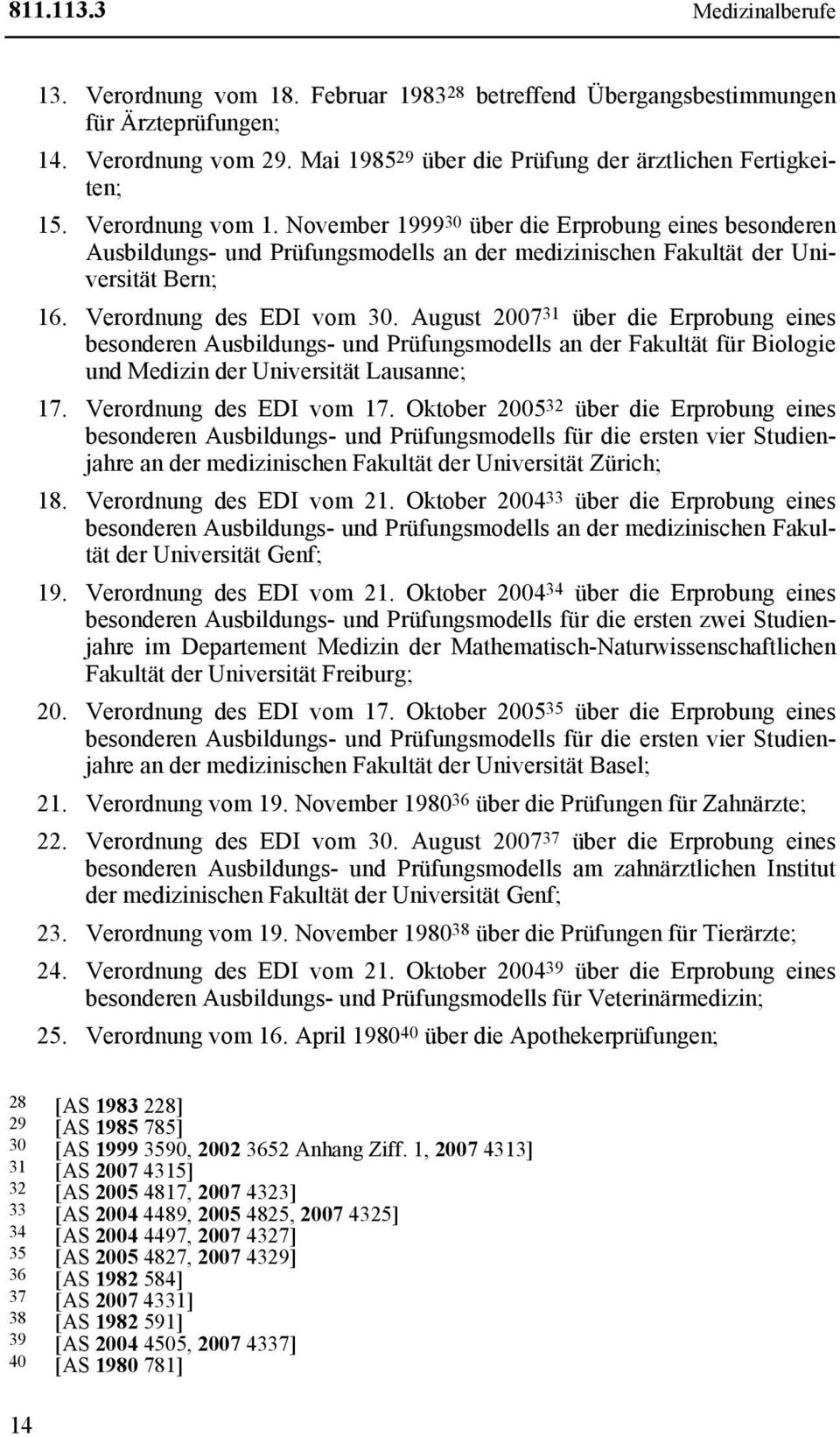 Verordnung des EDI vom 17.