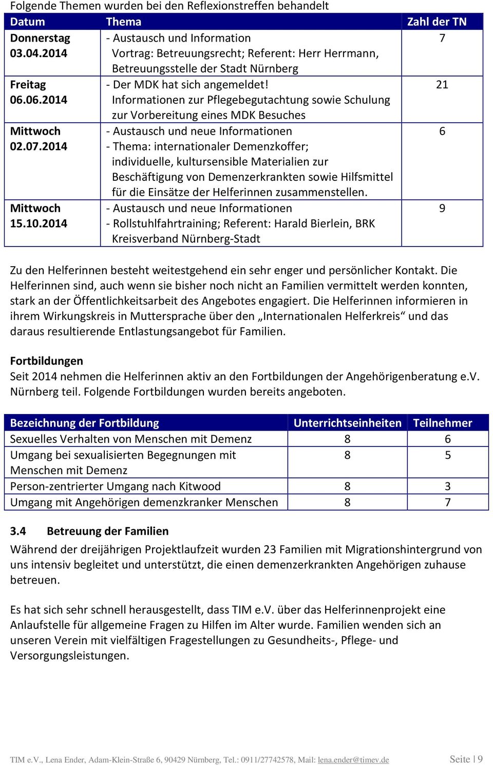 2014 - Der MDK hat sich angemeldet!