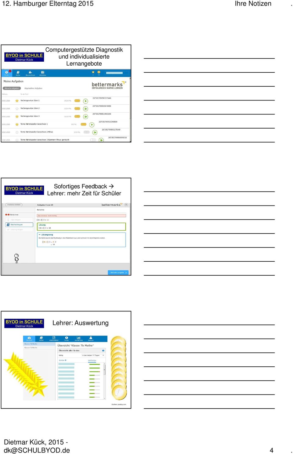 Feedback Lehrer: mehr Zeit für Schüler