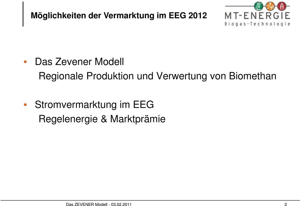 Verwertung von Biomethan Stromvermarktung im EEG