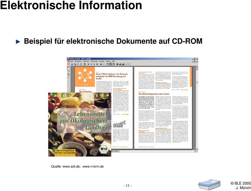 Dokumente auf CD-ROM
