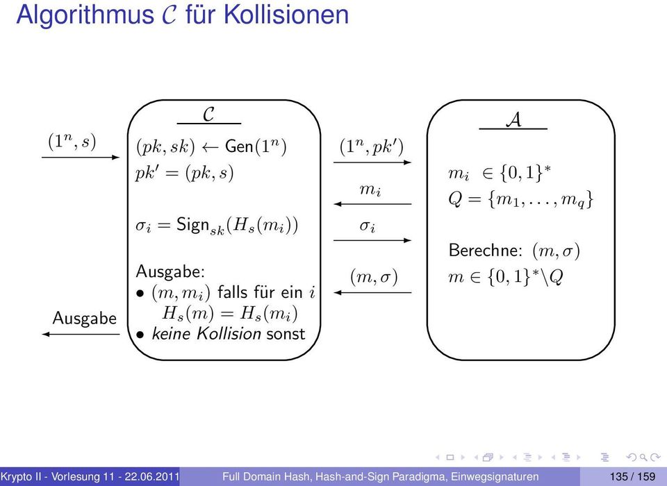 n,pk ) m i σ i (m,σ) A m i {0,1} Q = {m 1,.