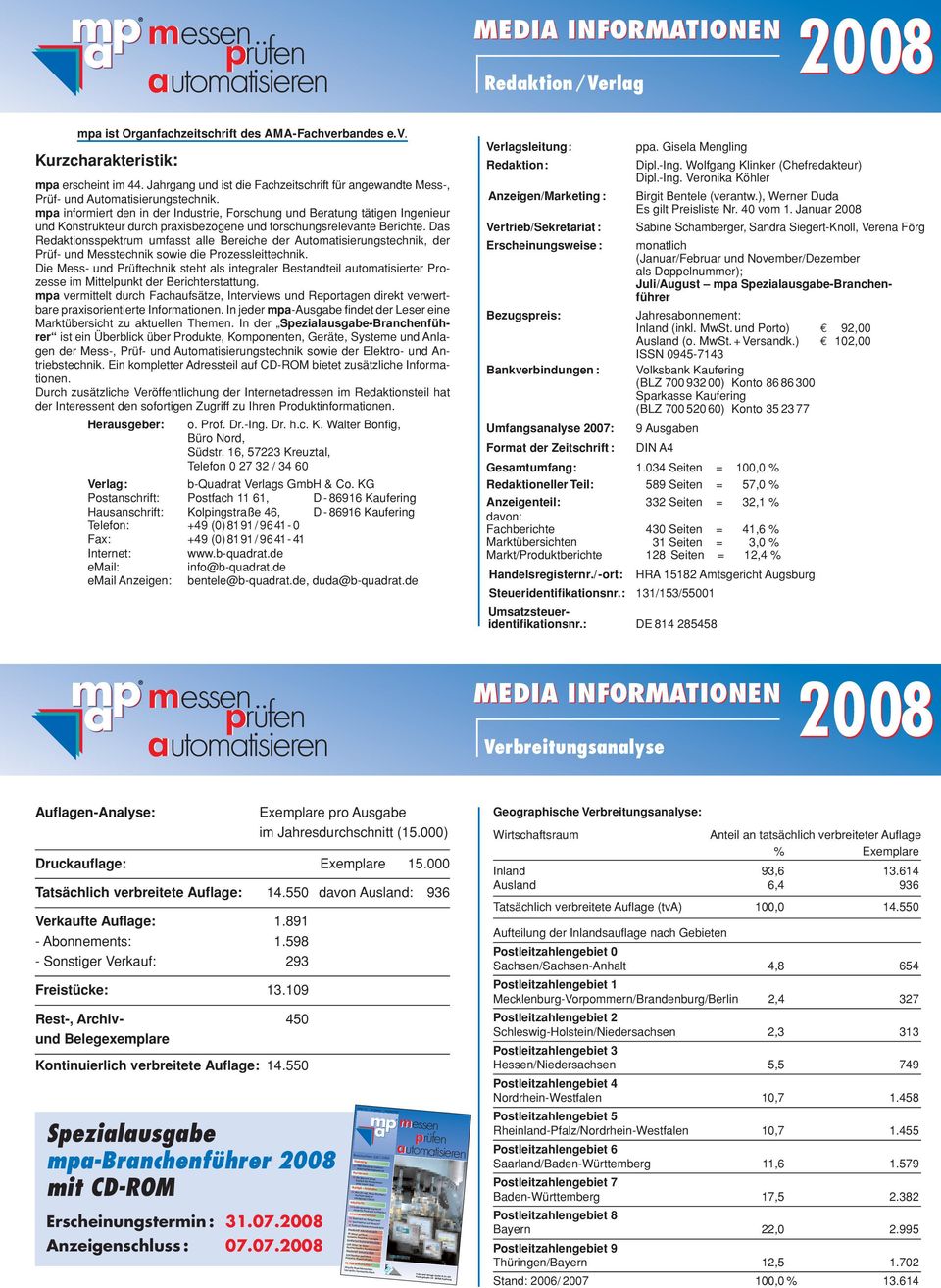 informiert den in der Industrie, Forschung und Bertung tätigen Ingenieur und Konstrukteur durch prxisbezogene und forschungsrelevnte Berichte.