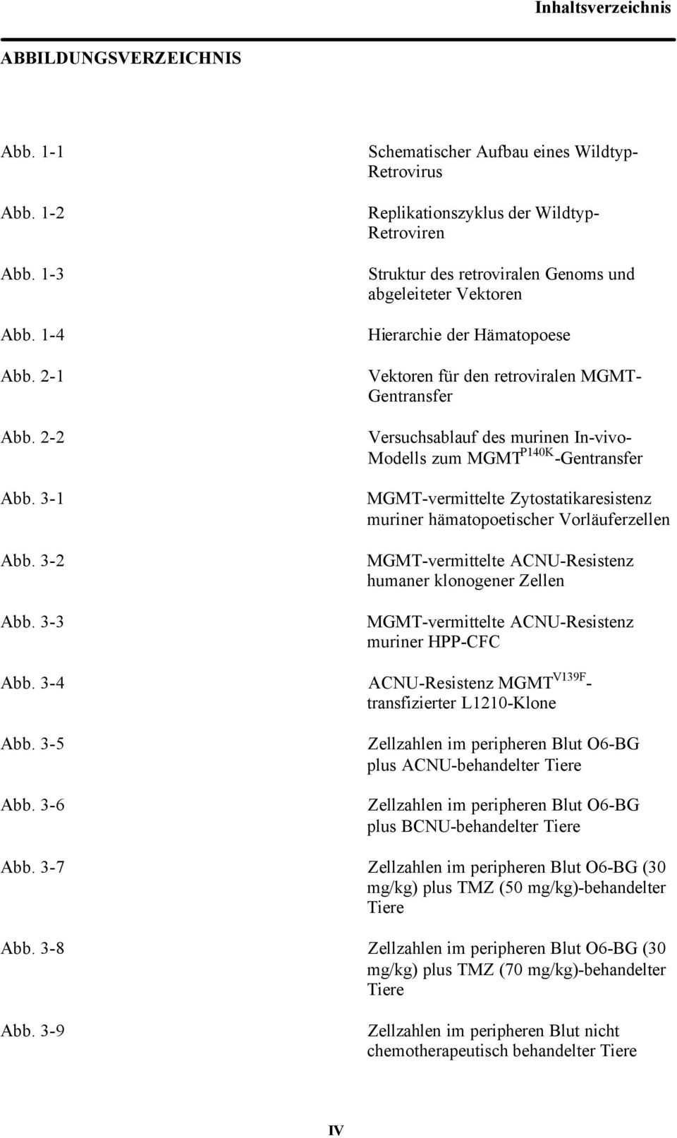 retroviralen MGMT- Gentransfer Versuchsablauf des murinen In-vivo- Modells zum MGMT P140K -Gentransfer MGMT-vermittelte Zytostatikaresistenz muriner hämatopoetischer Vorläuferzellen MGMT-vermittelte