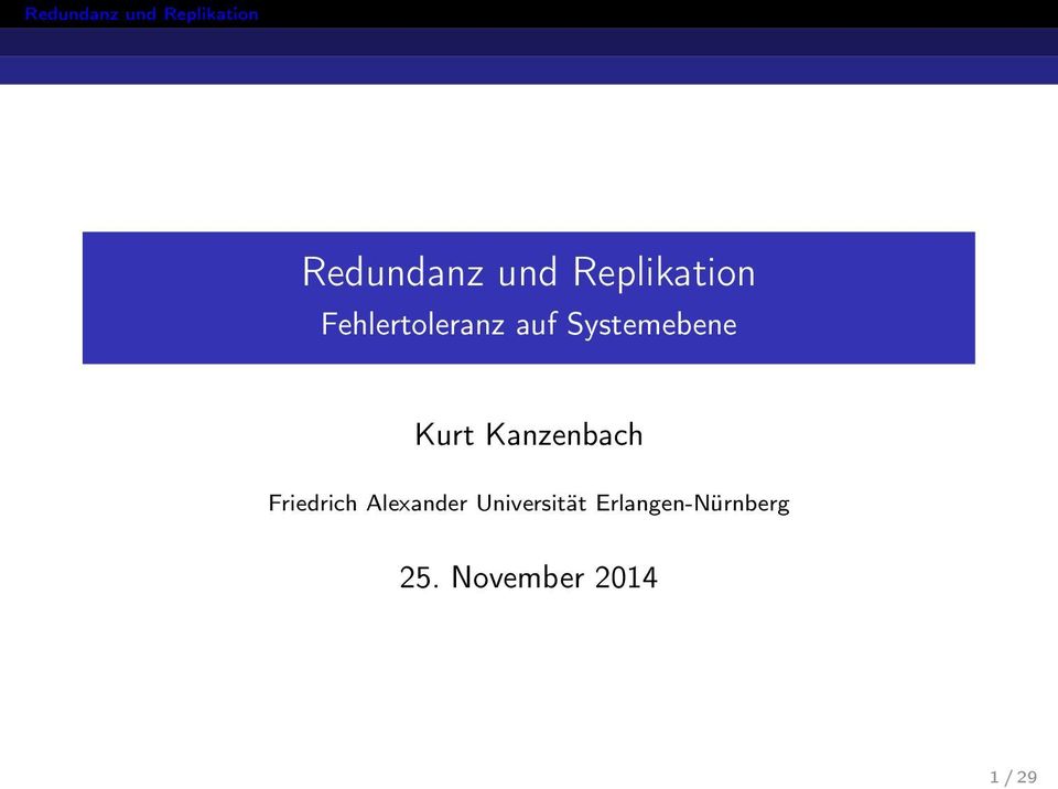 Kanzenbach Friedrich Alexander