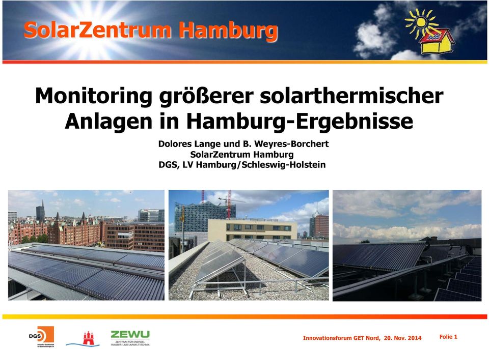 Weyres-Borchert SolarZentrum Hamburg DGS, LV
