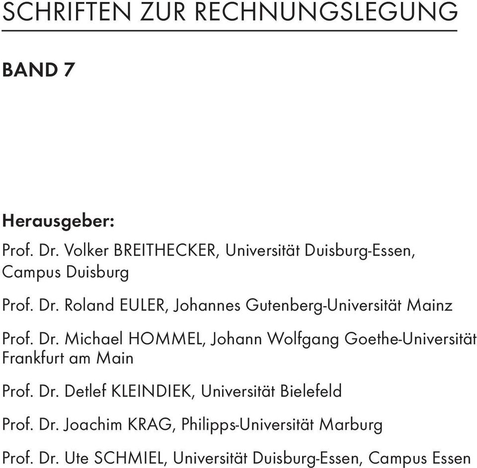 Roland EULER, Johannes Gutenberg-Universität Mainz Prof. Dr.