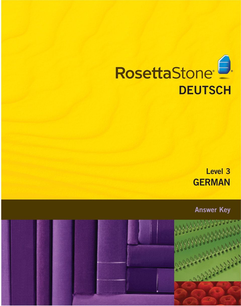 com Level 3 GERMAN 2008 Rosetta Stone