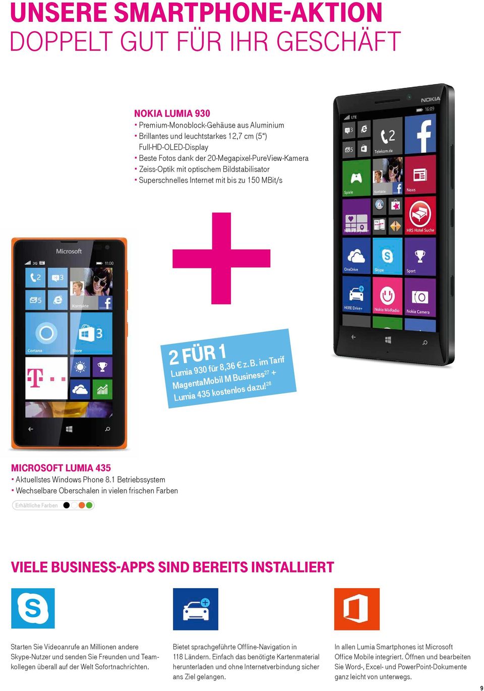 28 MICROSOfT lumia 435 Aktuellstes Windows Phone 8.