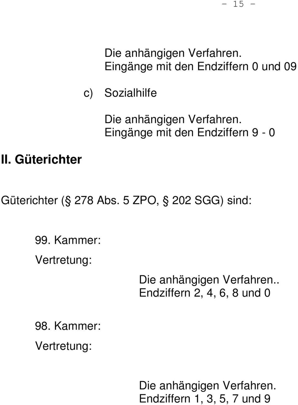 Güterichter Güterichter ( 278 Abs.