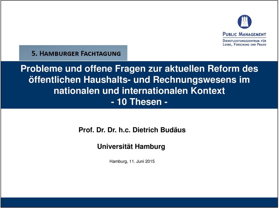 und internationalen Kontext - 10 Thesen - Prof. Dr. Dr. h.