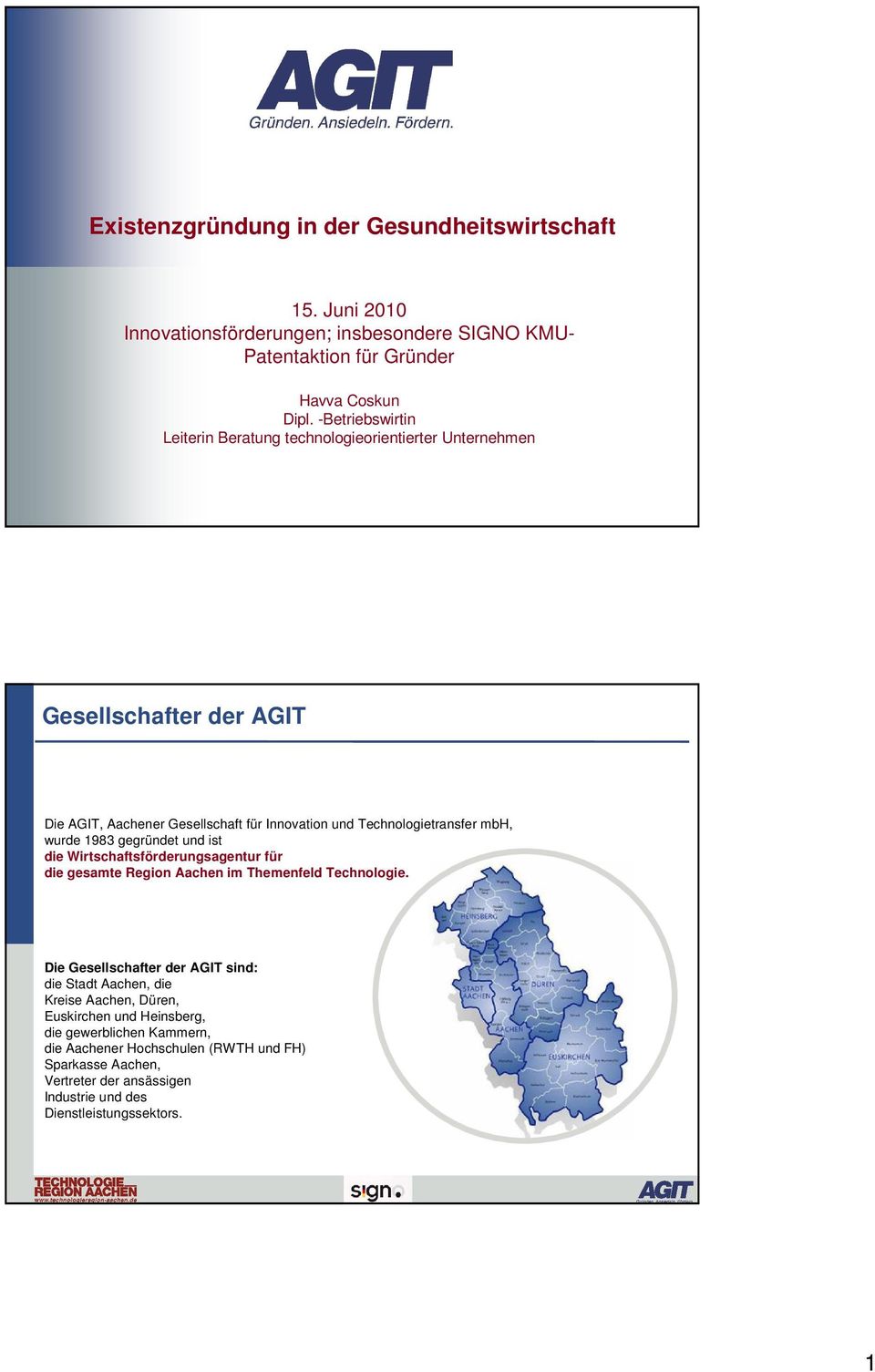 KMU- Patentaktion für Gründer Havva Coskun Dipl.