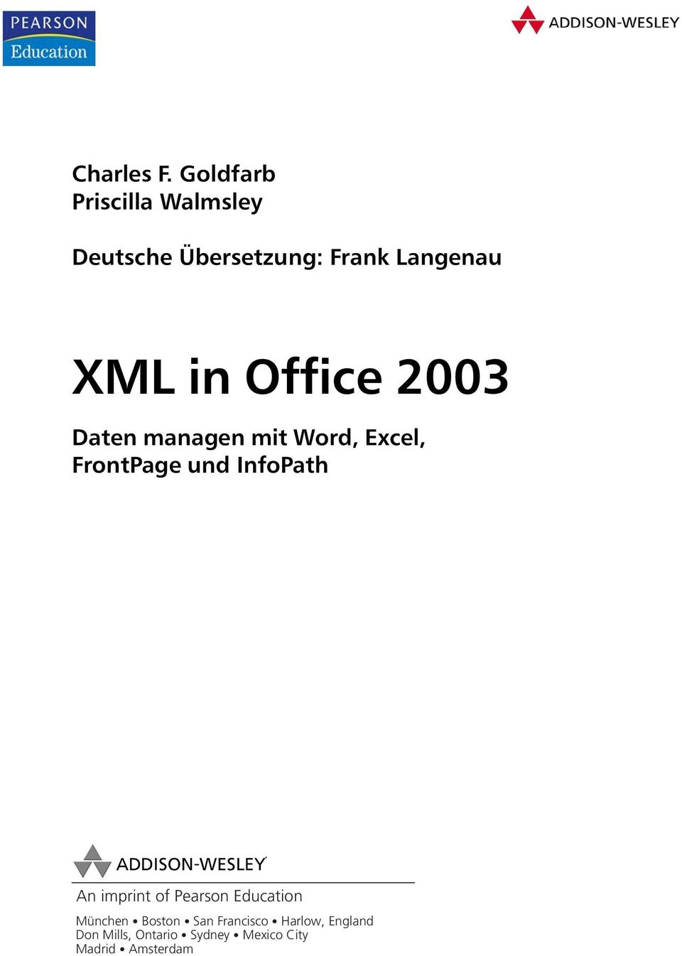 in Office 2003 Daten managen mit Word, Excel, FrontPage und InfoPath