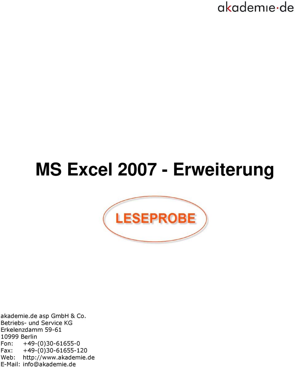 Betriebs- und Service KG Erkelenzdamm 59-61 10999