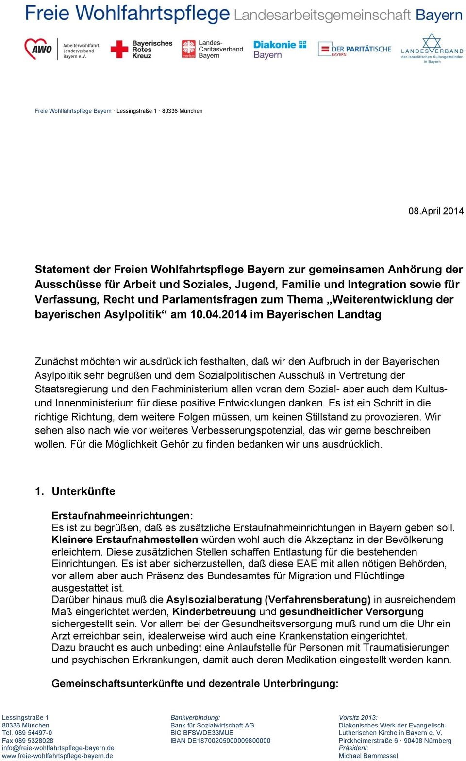 Parlamentsfragen zum Thema Weiterentwicklung der bayerischen Asylpolitik am 10.04.