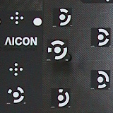 2 Grundlagen Das CODE (AICON)-Muster: Die CODE Muster der Firma Falcon bestehen aus Punktmarken, die von einem Code-Ring umgeben sind. Durch ihn ist die Nummer des Musters codiert (siehe Abbildung 5).