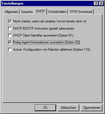 Konfigurationsumgebung einrichten A.2 DHCP-Server Option 82 einrichten V Wählen Sie statisch. Abb.