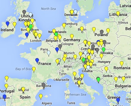 19/22 internationales Community-Portal Hauptbereich in englischer Sprache Content zum Thema