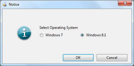 38 - Wechseln zu Windows 8.1 oder Windows 7 2. Wählen Sie Ja. 3. Wählen Sie Windows 8.1 und klicken Sie anschließend auf OK und folgen Sie den Anweisungen. Windows wird neu gestartet.