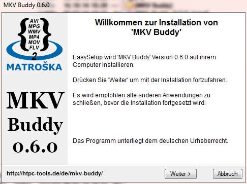 2. Installation Die Installation wird wie gewohnt von einem Installationsprogramm übernommen.