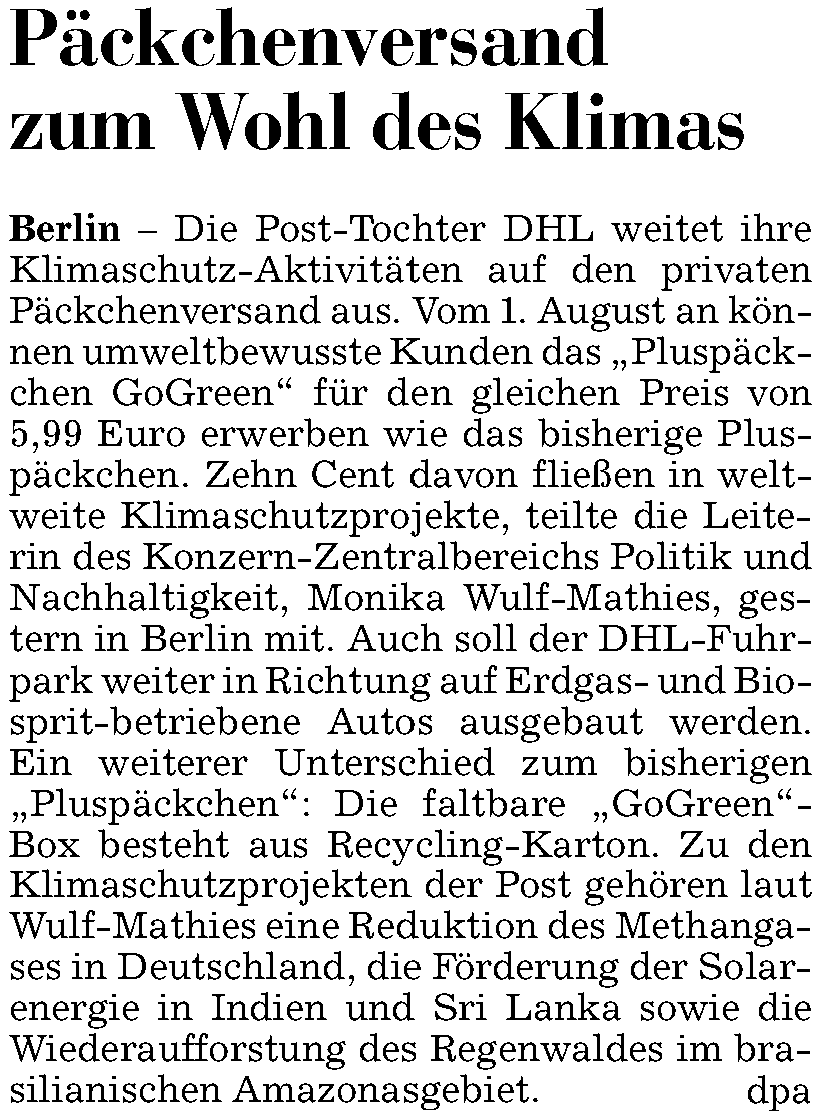 Kieler Nachrichten Datum 15.07.