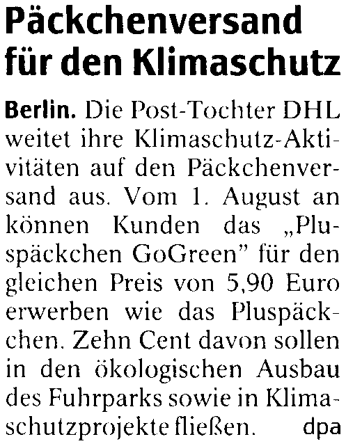 Westdeutsche Allgemeine Datum 15.07.