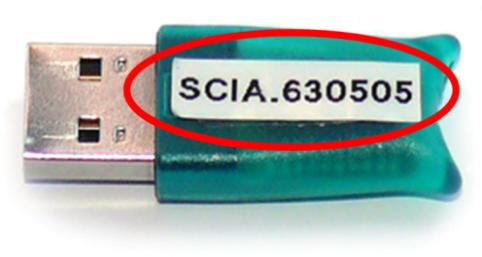 Dongle Datei: SCIA630505.lid Die Daten aus dieser Datei und das Vorhandensein des Dongles am Server dienen zum Erstellen einer LIC-Datei.