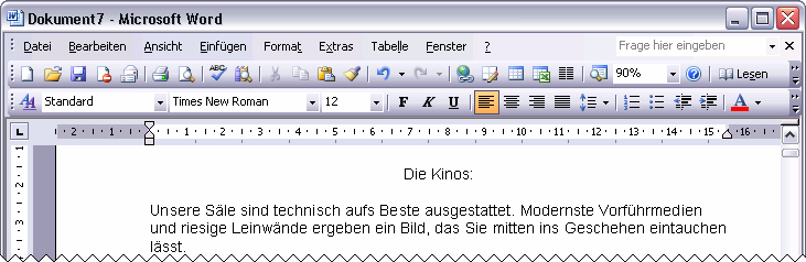 3 Office Word 2003 - Grundlagen Veränderte Mauszeiger 8PDQ]X]HLJHQZHOFKH)RUPDWLHUXQJGLH)XQNWLRQ./,&.