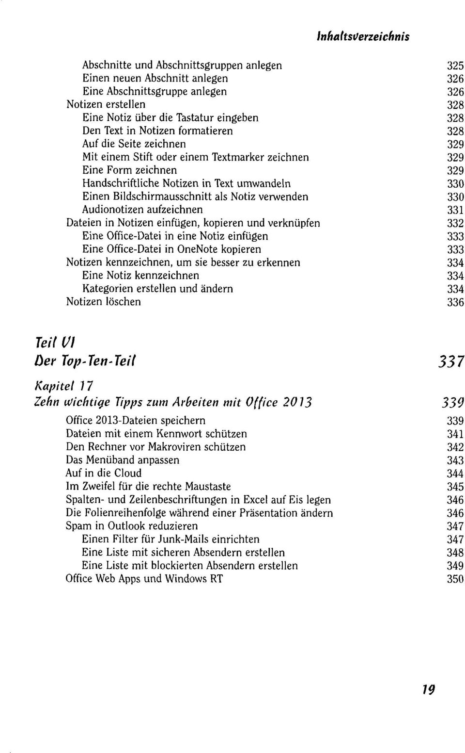 Bildschirmausschnitt als Notiz verwenden 330 Audionotizen aufzeichnen 331 Dateien in Notizen einfügen, kopieren und verknüpfen 332 Eine Office-Datei in eine Notiz einfügen 333 Eine Office-Datei in