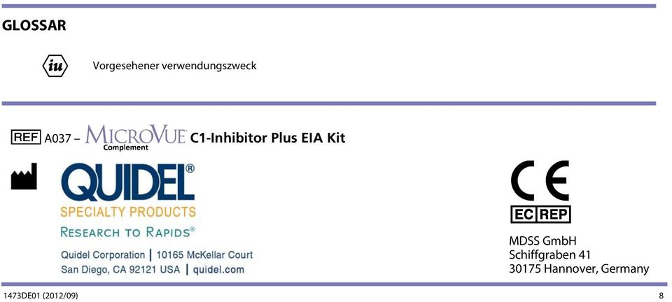 Plus EIA Kit MDSS GmbH