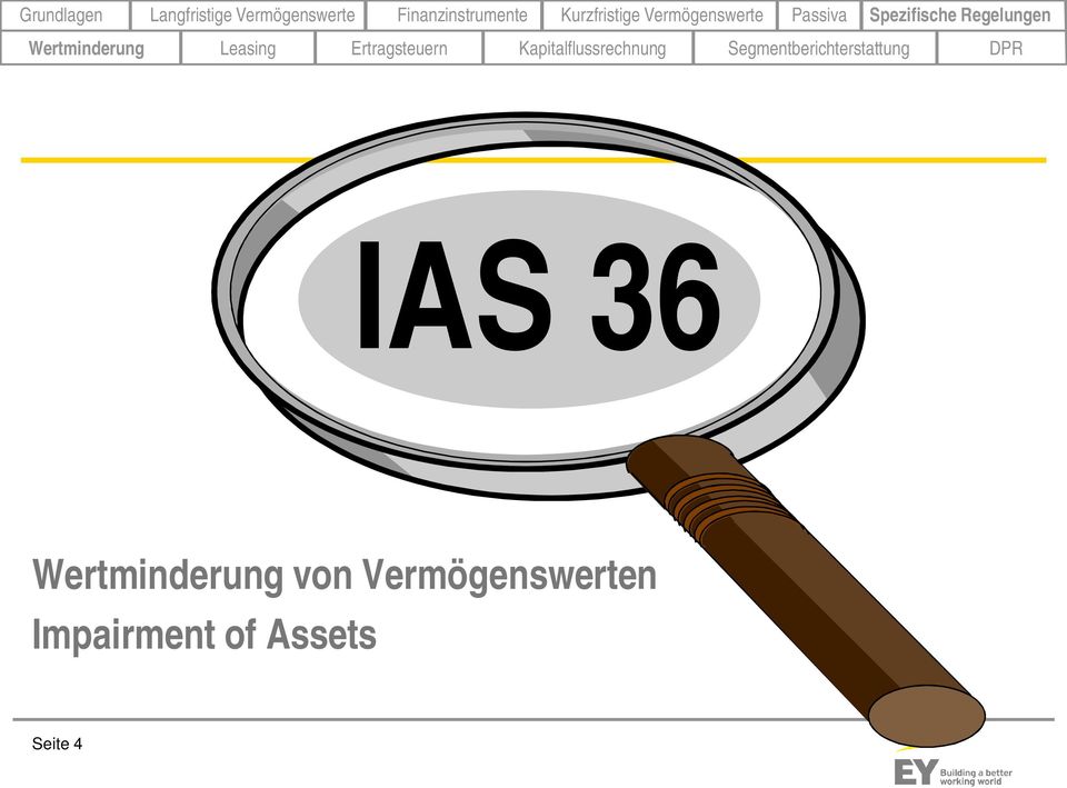 Segmentberichterstattung DPR IAS 36