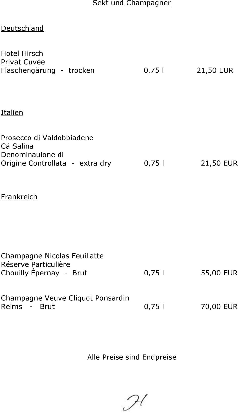 21,50 EUR Frankreich Champagne Nicolas Feuillatte Réserve Particulière Chouilly Épernay - Brut 0,75