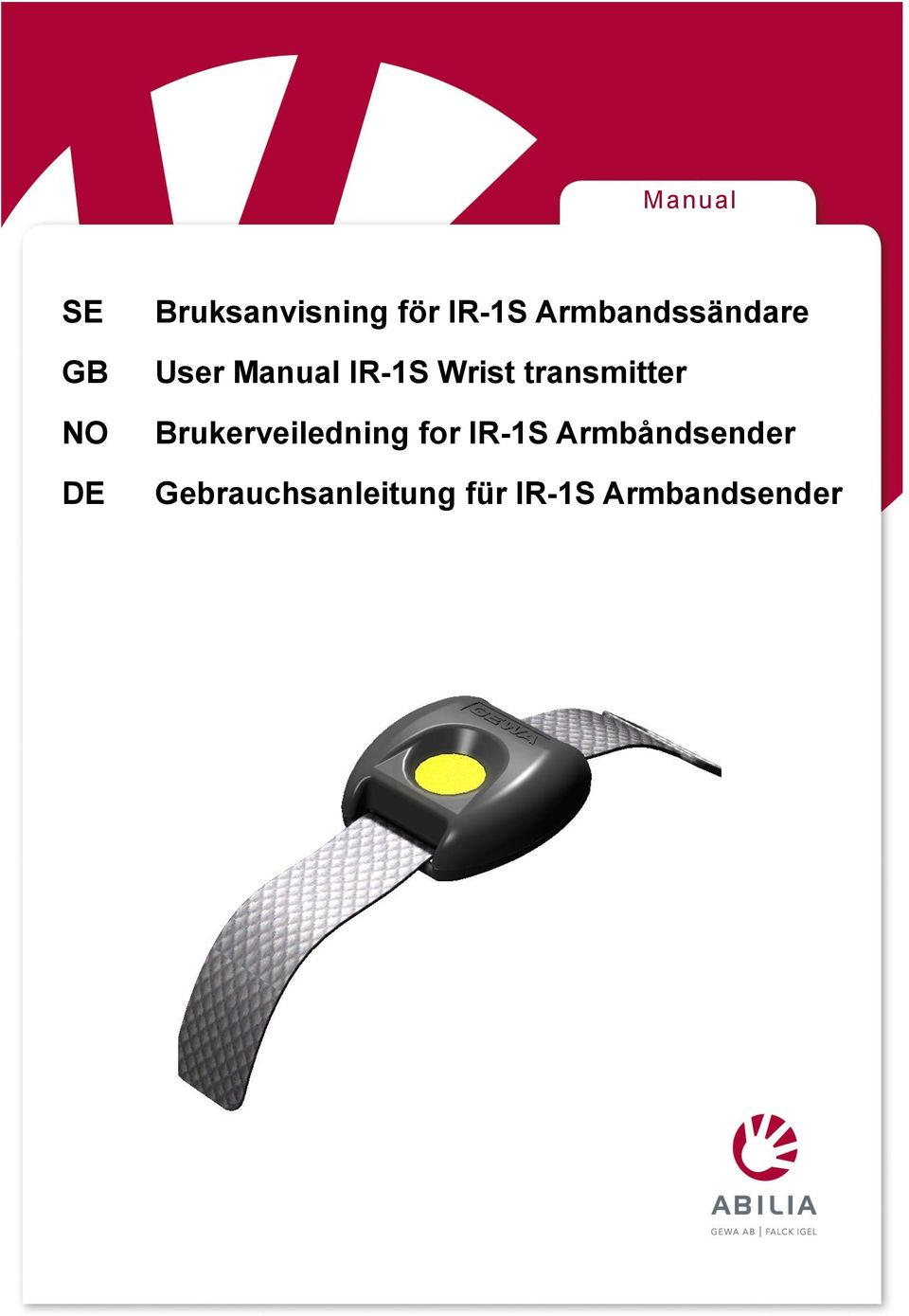 transmitter Brukerveiledning for IR-1S
