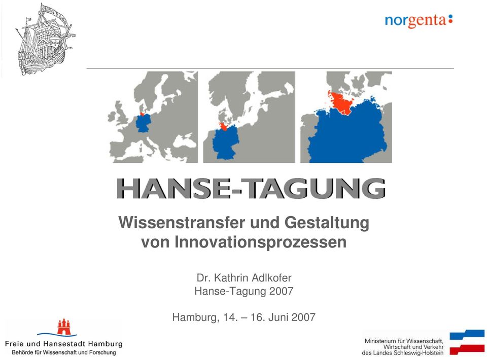 Kathrin Adlkofer Hanse-Tagung