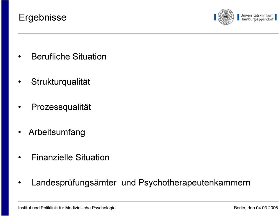 Arbeitsumfang Finanzielle Situation