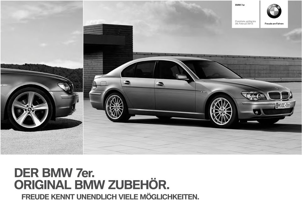 7er. ORIGINAL BMW ZUBEHÖR.