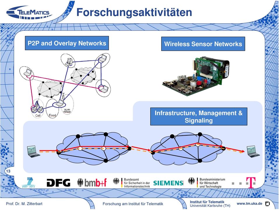 Sensor Networks Infrastructure,