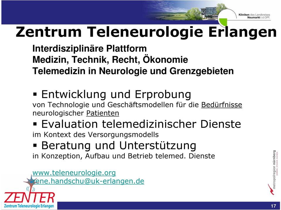 neurologischer Patienten Evaluation telemedizinischer Dienste im Kontext des Versorgungsmodells Beratung und